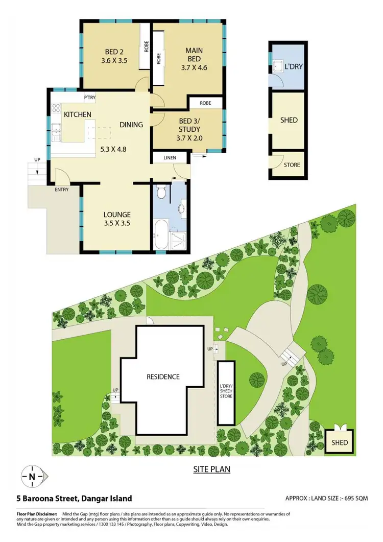 Floorplan of Homely house listing, 5 Baroona Street, Dangar Island NSW 2083