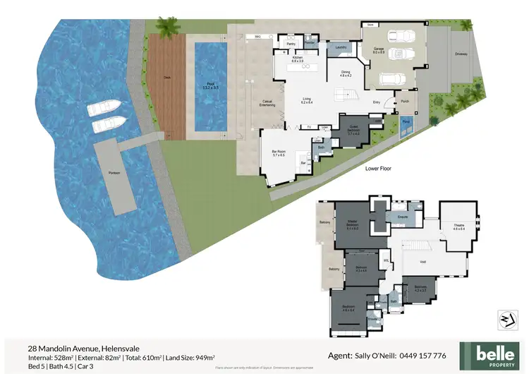 Floorplan of Homely house listing, 28 Mandolin Avenue, Helensvale QLD 4212