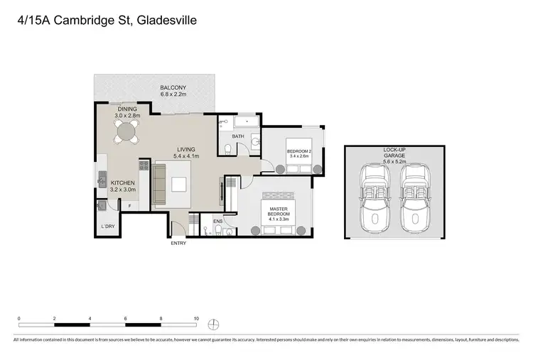 Floorplan of Homely apartment listing, 4/15a Cambridge Street, Gladesville NSW 2111