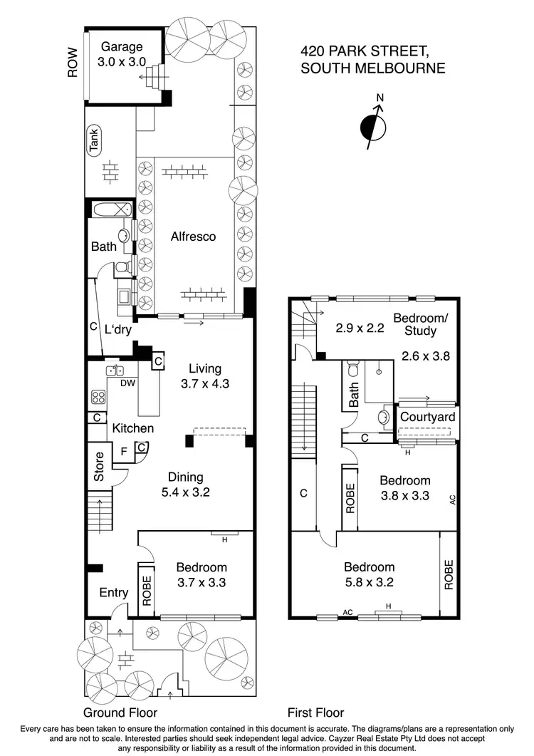 Floorplan of Homely house listing, 420 Park Street, South Melbourne VIC 3205