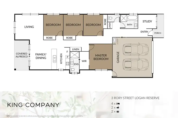 Floorplan of Homely house listing, 3 Rory Street, Logan Reserve QLD 4133