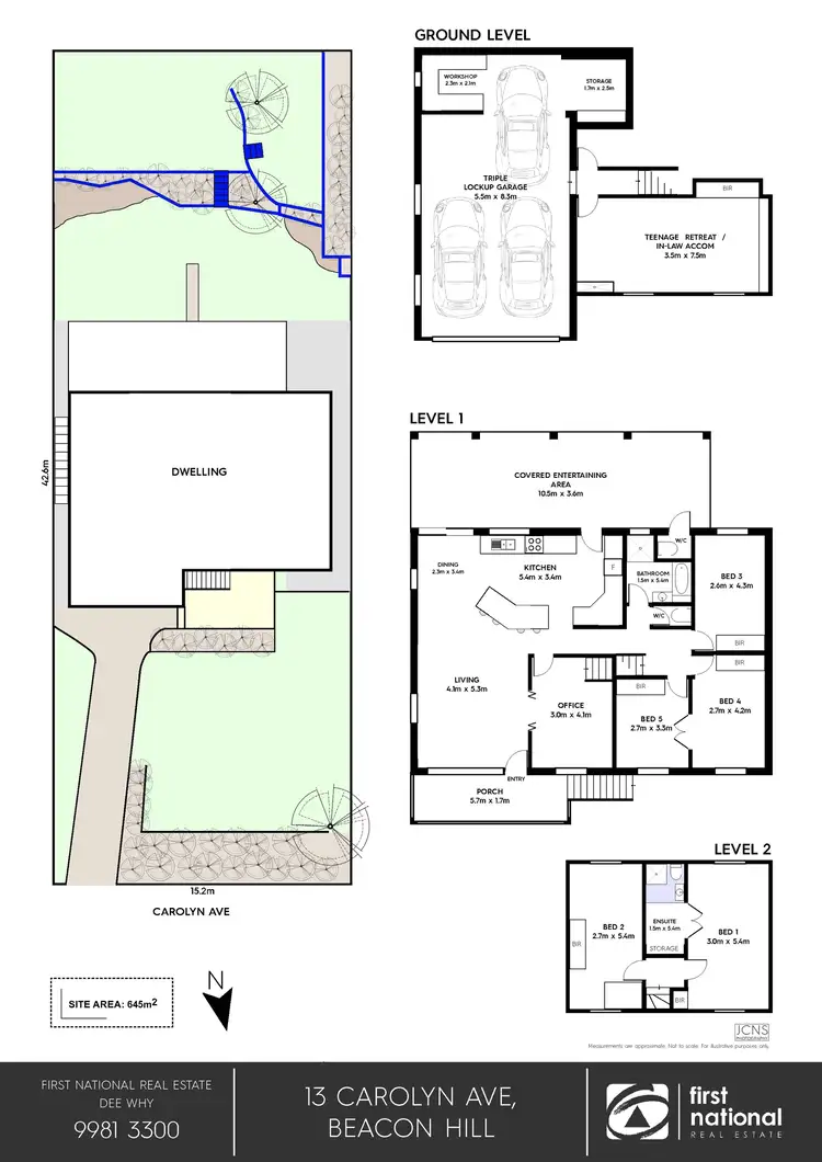 Floorplan of Homely house listing, 13 Carolyn Avenue, Beacon Hill NSW 2100