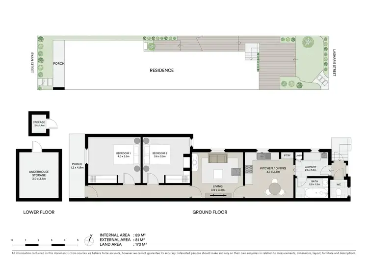 Floorplan of Homely house listing, 34 Ryan Street, Lilyfield NSW 2040