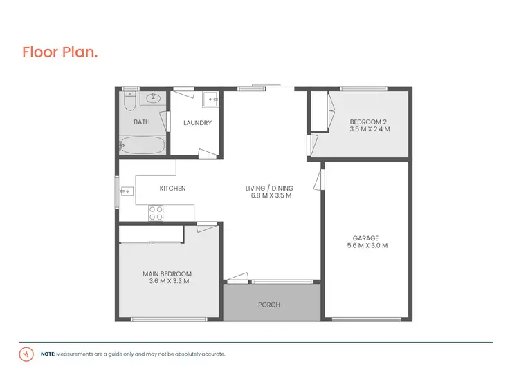 Floorplan of Homely house listing, 1/4 Justine Parade, Rutherford NSW 2320