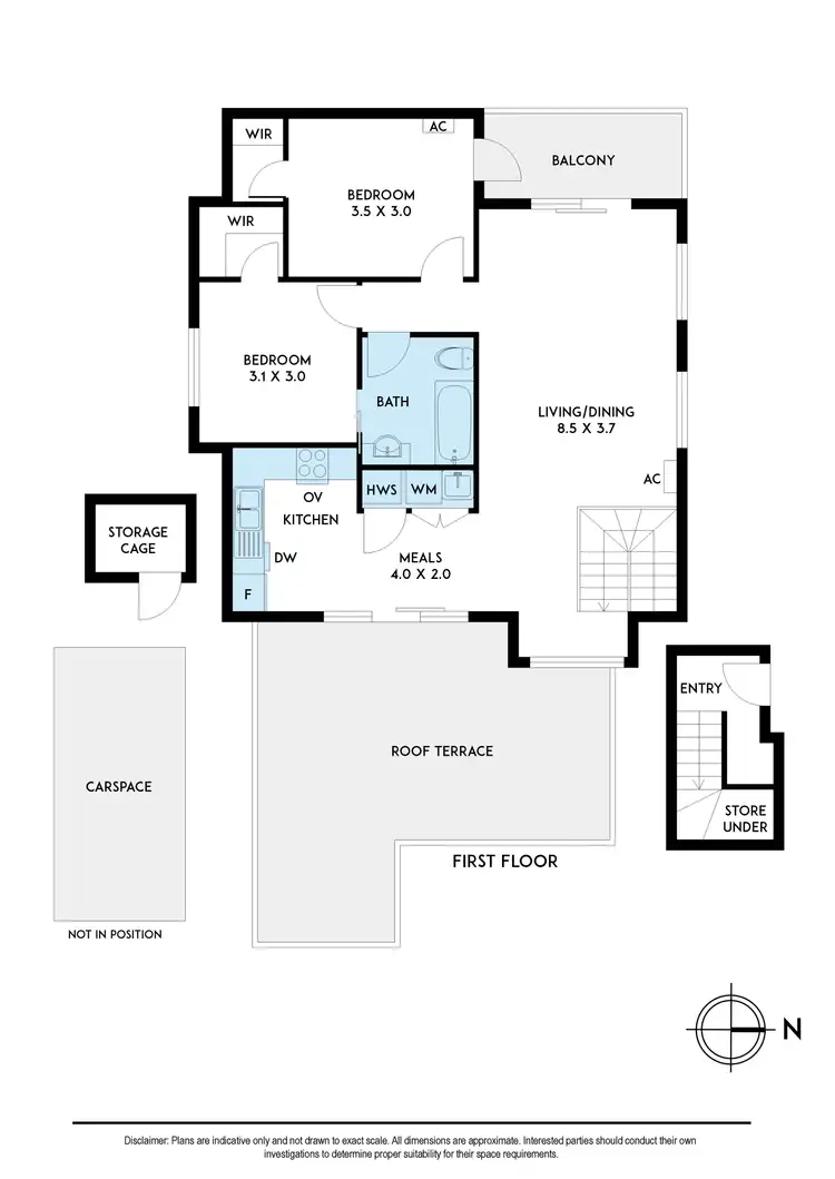 Floorplan of Homely unit listing, 19/225 Koornang Road, Carnegie VIC 3163