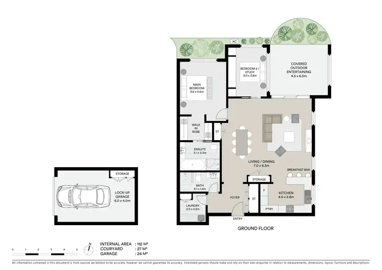 Floorplan of Homely apartment listing, 12/51 Copeland Road, Beecroft NSW 2119