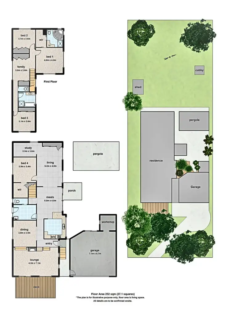 Floorplan of Homely house listing, 43 Thompson Road, Upwey VIC 3158