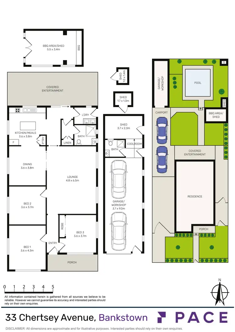 Floorplan of Homely house listing, 33 Chertsey Avenue, Bankstown NSW 2200