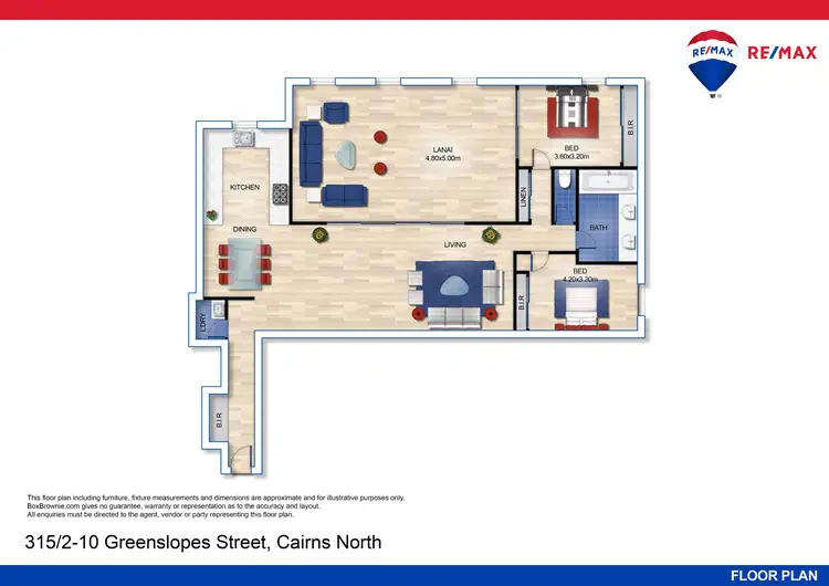 Floorplan of Homely apartment listing, 315/2-10 Greenslopes Street, Cairns North QLD 4870