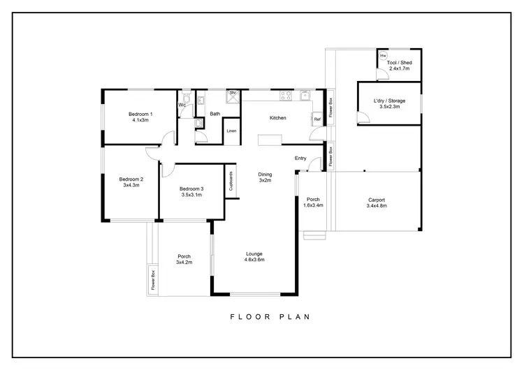 Floorplan of Homely house listing, 75 Peak Downs Highway, Ooralea QLD 4740