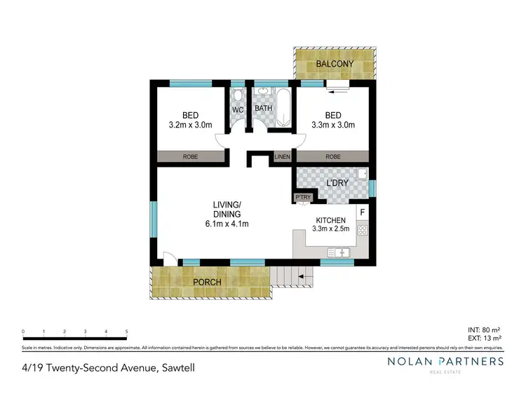 Floorplan of Homely unit listing, 4/19 Twenty-Second Avenue, Sawtell NSW 2452