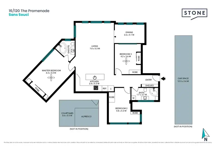 Floorplan of Homely apartment listing, 16/114-120 The Promenade, Sans Souci NSW 2219