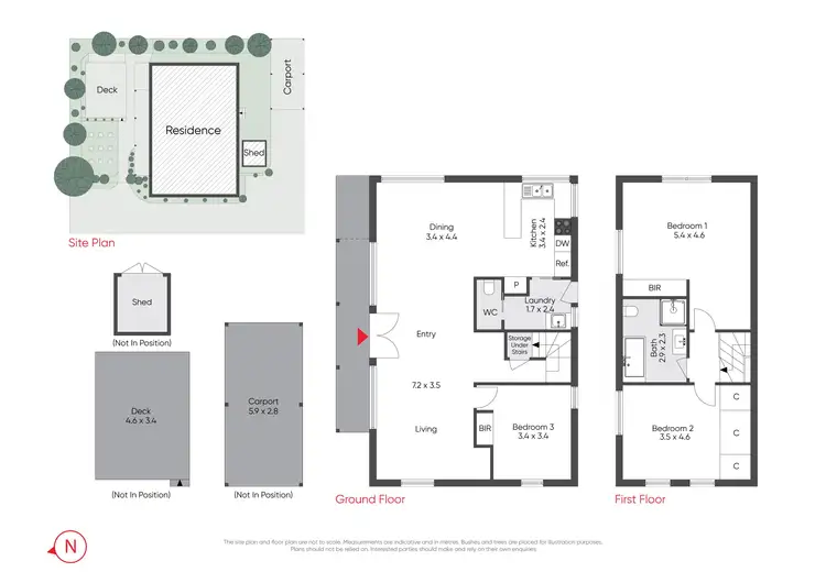 Floorplan of Homely townhouse listing, 1/6 Moore Avenue, Croydon VIC 3136