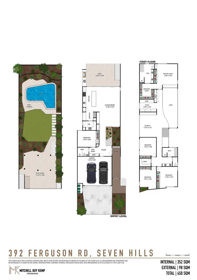 Floorplan of Homely house listing, 392 Ferguson Road, Seven Hills QLD 4170