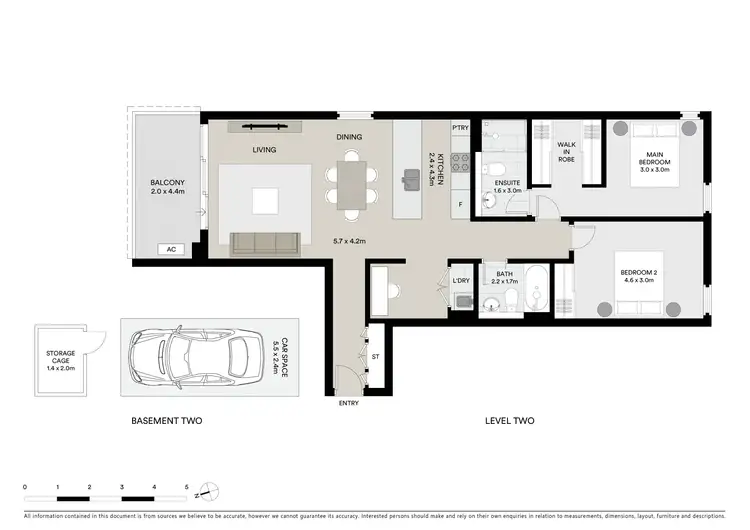 Floorplan of Homely apartment listing, 202/460 Forest Road, Hurstville NSW 2220