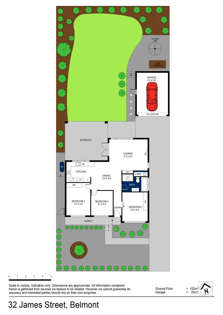 Floorplan of Homely house listing, 32 James Street, Belmont VIC 3216
