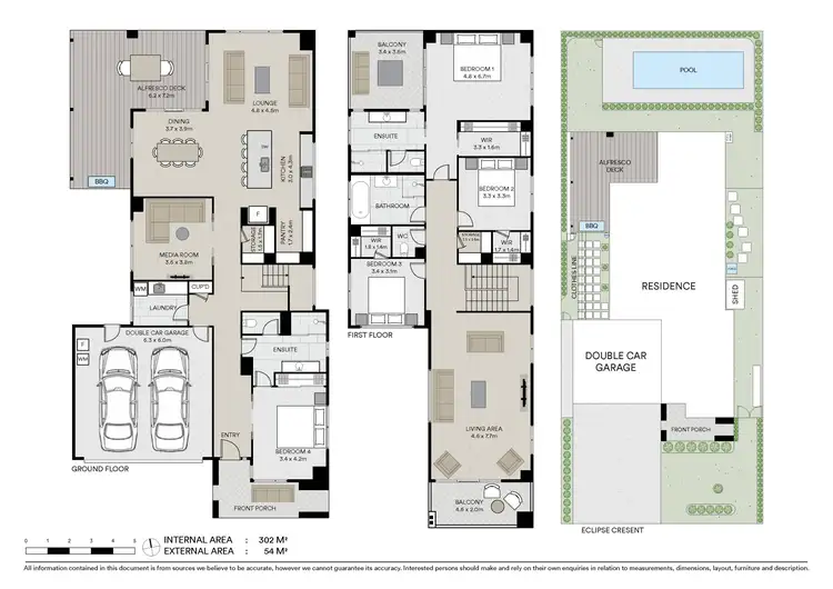 Floorplan of Homely house listing, 7 Eclipse Crescent, Cumbalum NSW 2478
