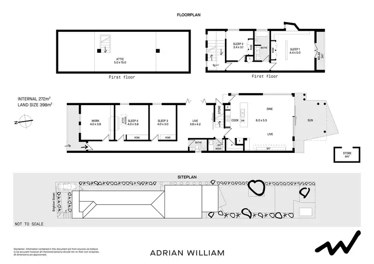 Floorplan of Homely house listing, 3 Brighton Street, Petersham NSW 2049