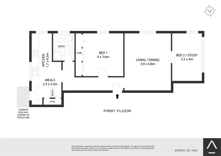 Floorplan of Homely apartment listing, 3/49 Spit Road, Mosman NSW 2088