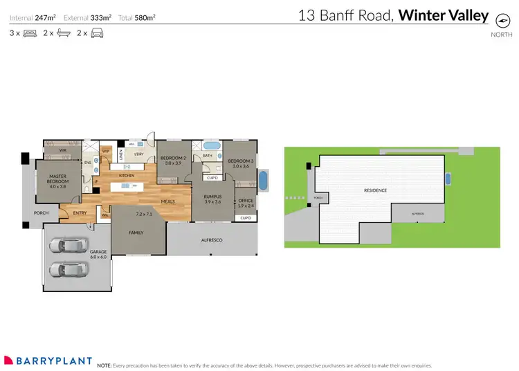 Floorplan of Homely house listing, 13 Banff Road, Winter Valley VIC 3358