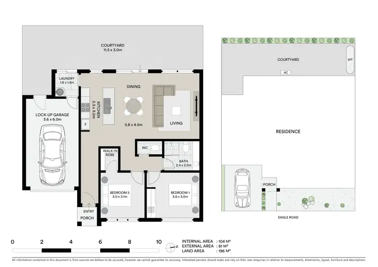 Floorplan of Homely townhouse listing, 4 Eagle Road, Armstrong Creek VIC 3217