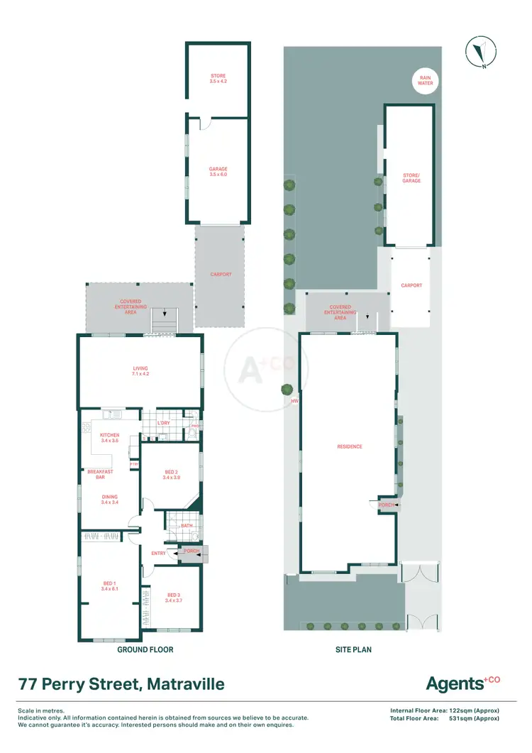 Floorplan of Homely house listing, 77 Perry Street, Matraville NSW 2036
