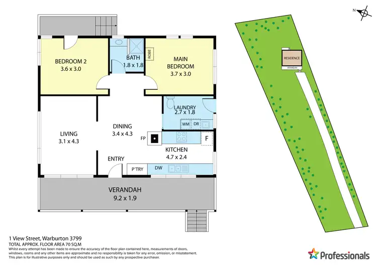 Floorplan of Homely house listing, 1 View Street, Warburton VIC 3799