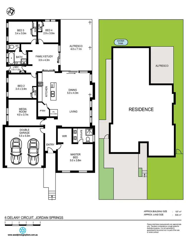 Floorplan of Homely house listing, 6 Delany Circuit, Jordan Springs NSW 2747