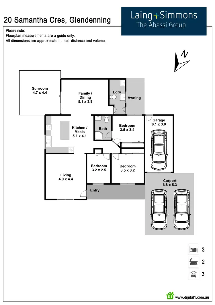 Floorplan of Homely house listing, 20 Samantha Crescent, Glendenning NSW 2761