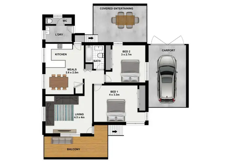 Floorplan of Homely house listing, 85 Deodar Street, Inala QLD 4077