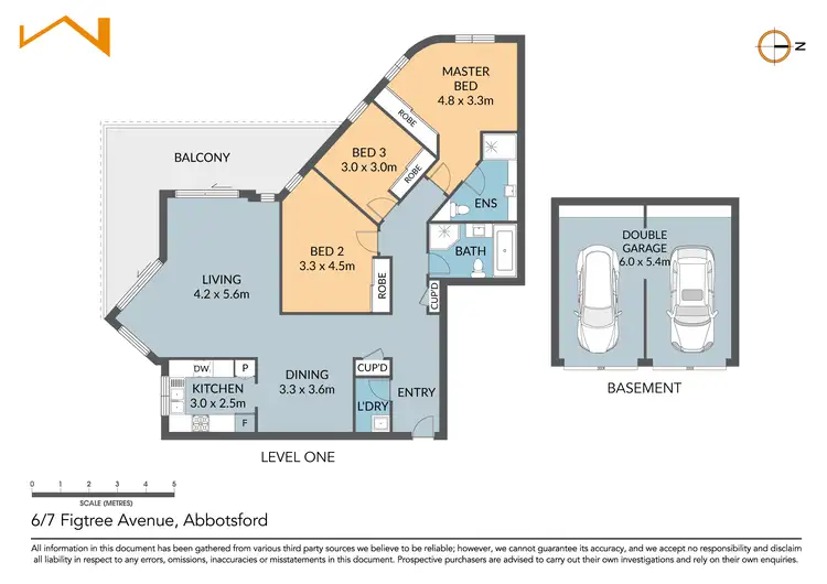 Floorplan of Homely apartment listing, 6/7 Figtree Avenue, Abbotsford NSW 2046