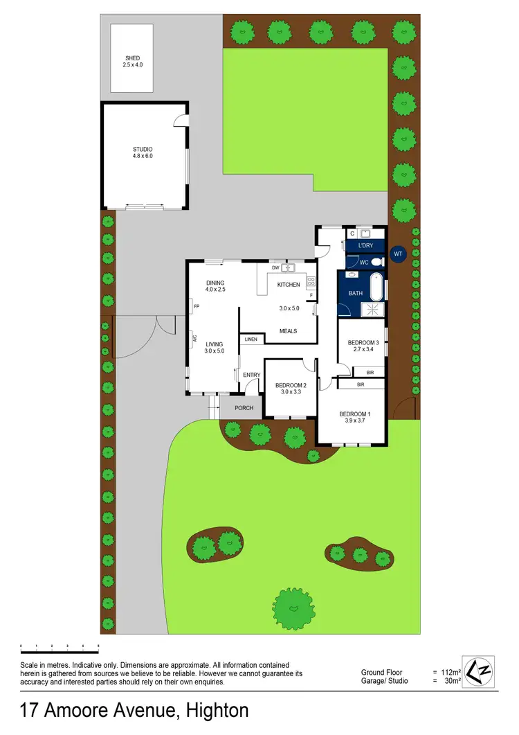 Floorplan of Homely house listing, 17 Amoore Avenue, Highton VIC 3216