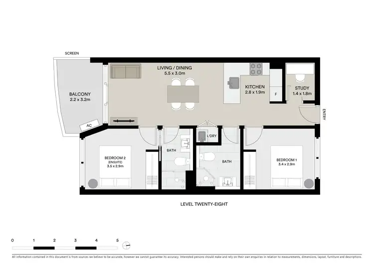 Floorplan of Homely apartment listing, 2808/828 Whitehorse Road, Box Hill VIC 3128