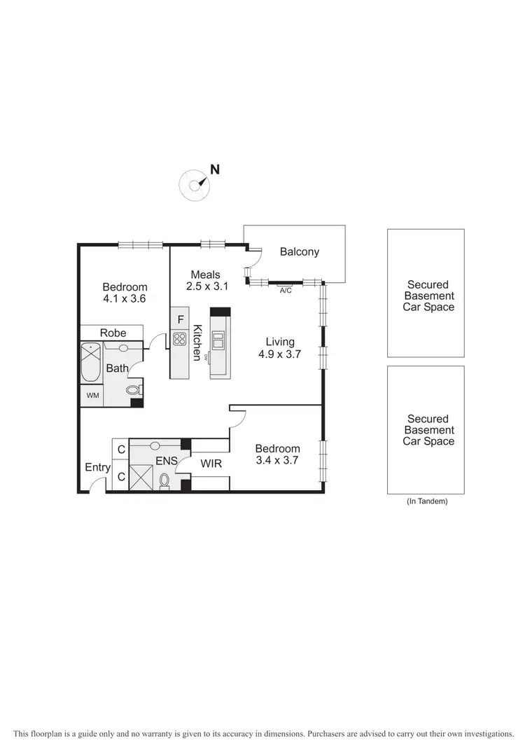 Floorplan of Homely apartment listing, 37/39 Esplanade East, Port Melbourne VIC 3207