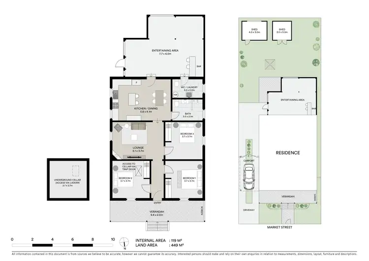 Floorplan of Homely house listing, 123 Market Street, Mudgee NSW 2850