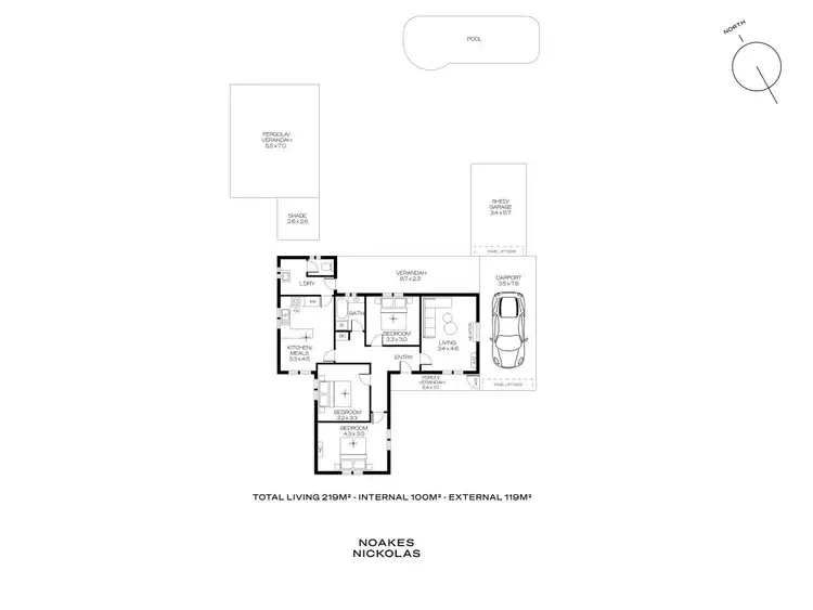 Floorplan of Homely house listing, 15 Barker Avenue, Findon SA 5023
