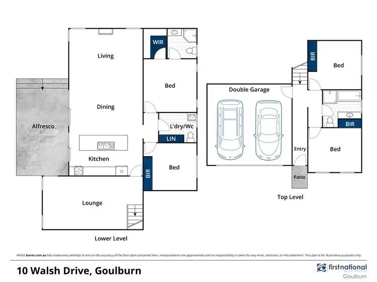 Floorplan of Homely house listing, 10 Walsh Drive, Goulburn NSW 2580