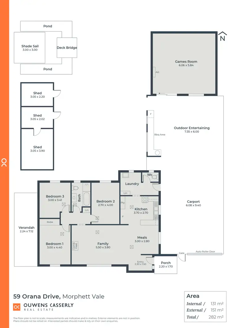 Floorplan of Homely house listing, 59 Orana Drive, Morphett Vale SA 5162