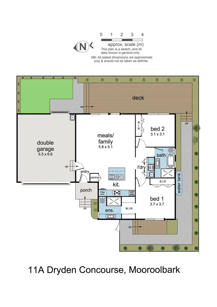 Floorplan of Homely house listing, 11A Dryden Concourse, Mooroolbark VIC 3138