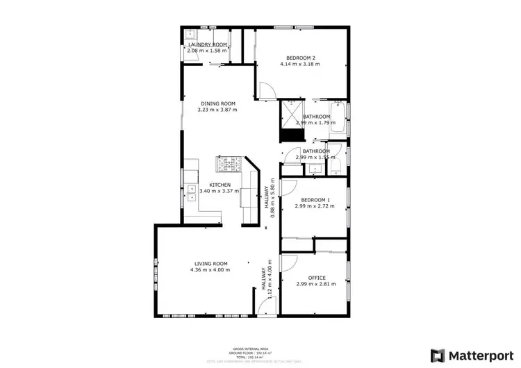 Floorplan of Homely house listing, 8 Douglas Place, Orange NSW 2800