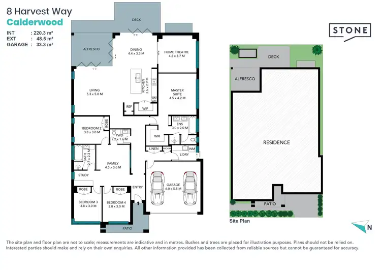 Floorplan of Homely house listing, 8 Harvest Way, Calderwood NSW 2527