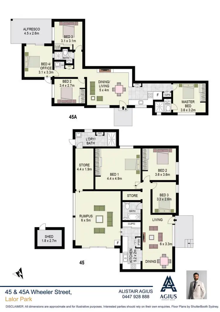 Floorplan of Homely house listing, 45 Wheeler Street, Lalor Park NSW 2147