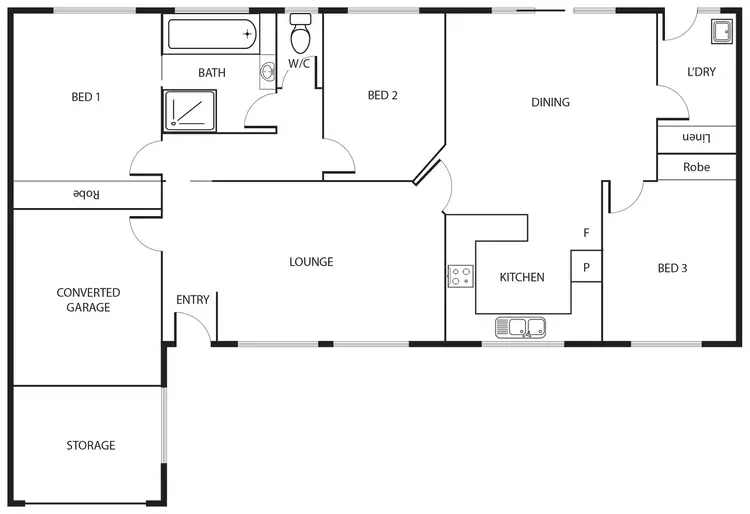Floorplan of Homely townhouse listing, 5/18 Cromwell Circuit, Isabella Plains ACT 2905