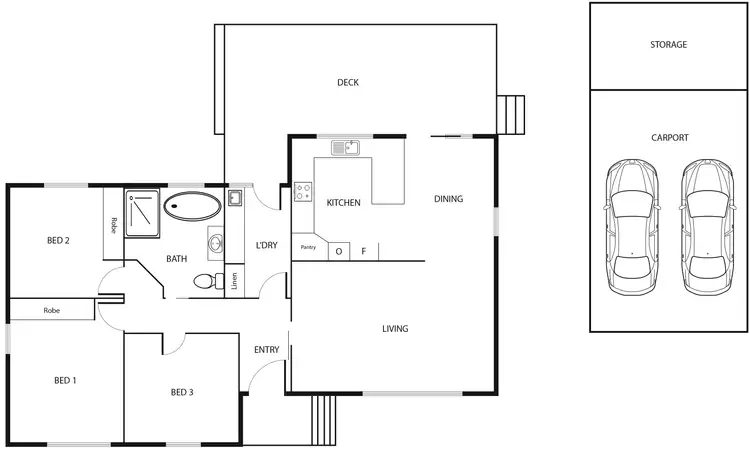 Floorplan of Homely house listing, 14 Bromley Street, Wanniassa ACT 2903