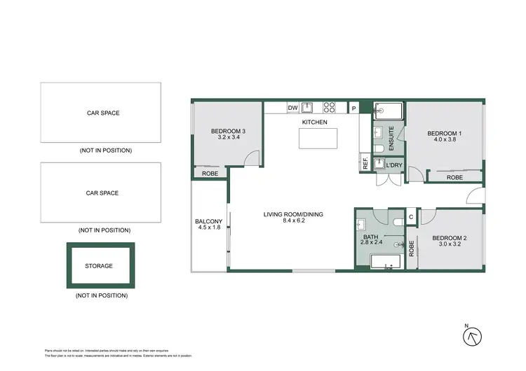 Floorplan of Homely apartment listing, 501/28 Curzon Street, West Melbourne VIC 3003