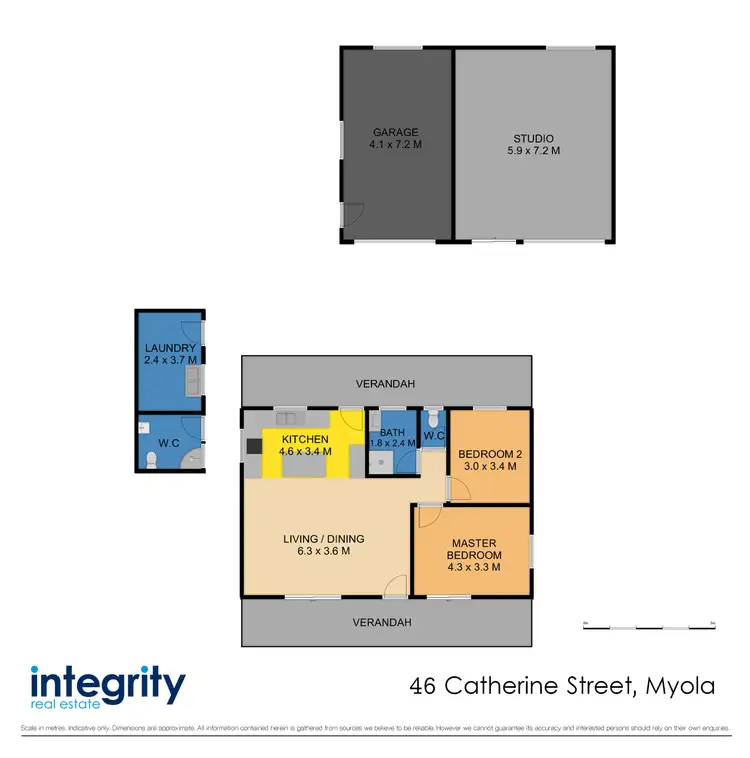 Floorplan of Homely house listing, 46 Catherine Street, Myola NSW 2540