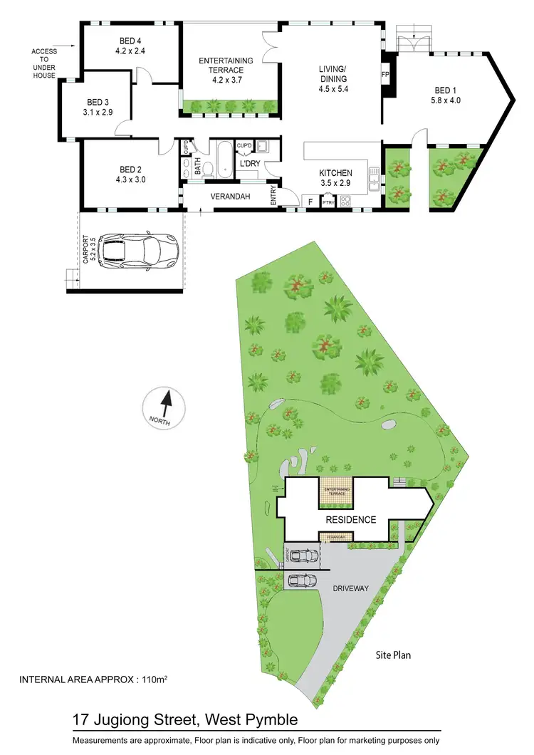 Floorplan of Homely house listing, 17 Jugiong Street, West Pymble NSW 2073
