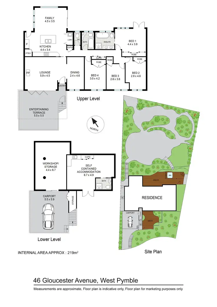 Floorplan of Homely house listing, 46 Gloucester Avenue, West Pymble NSW 2073