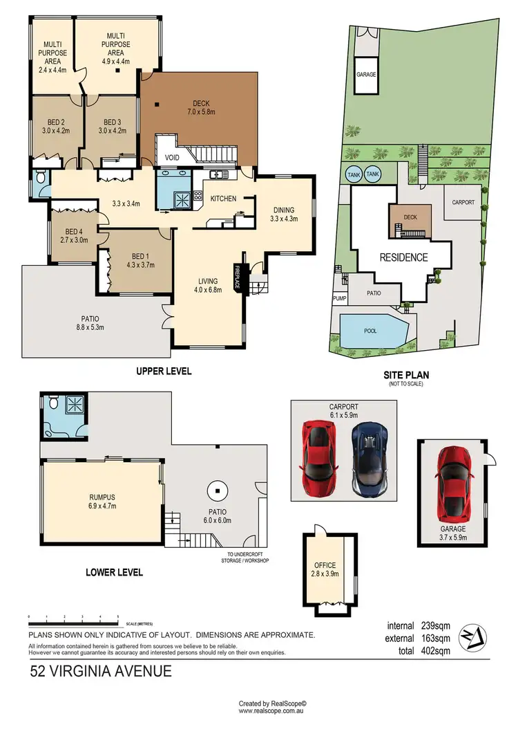 Floorplan of Homely house listing, 52 Virginia Avenue, Hawthorne QLD 4171