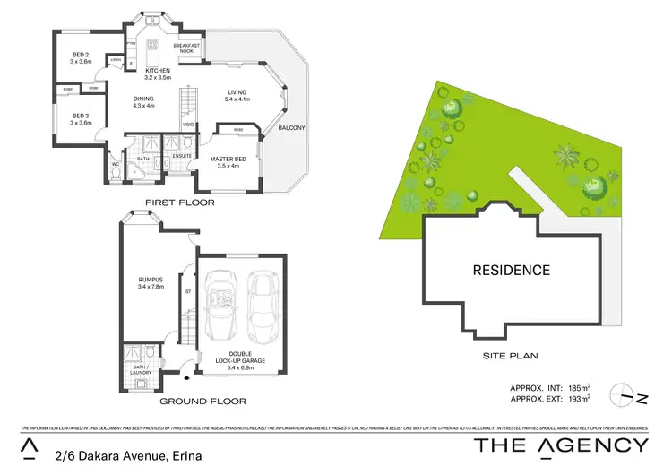 Floorplan of Homely townhouse listing, 2/6-8 Dakara Avenue, Erina NSW 2250